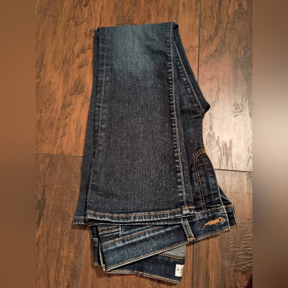 LOFT Dark Blue Flare Leg Jeans